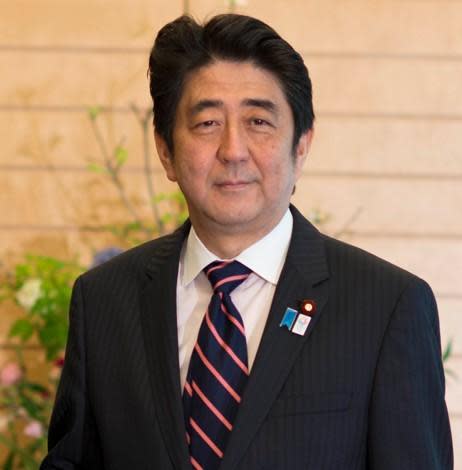 日本首相安倍晉三。(圖片來源：維基百科)