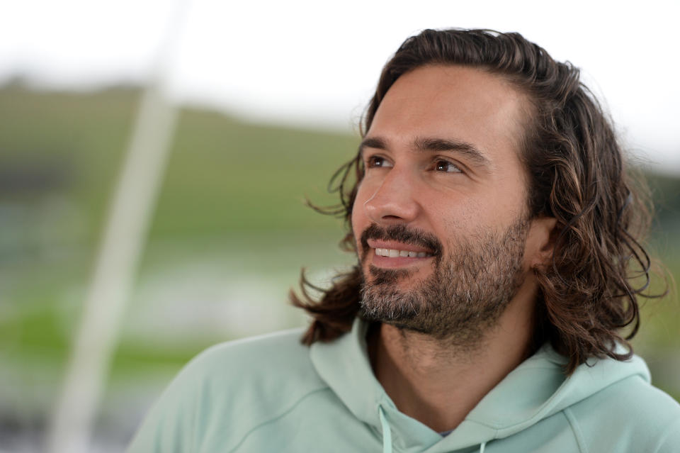 CHICHESTER, ENGLAND - AUGUST 09: The Body Coach aka Joe Wicks Begins PE With Joe UK Tour on August 09, 2021 in Chichester, England. (Photo by Eamonn M. McCormack/Getty Images)