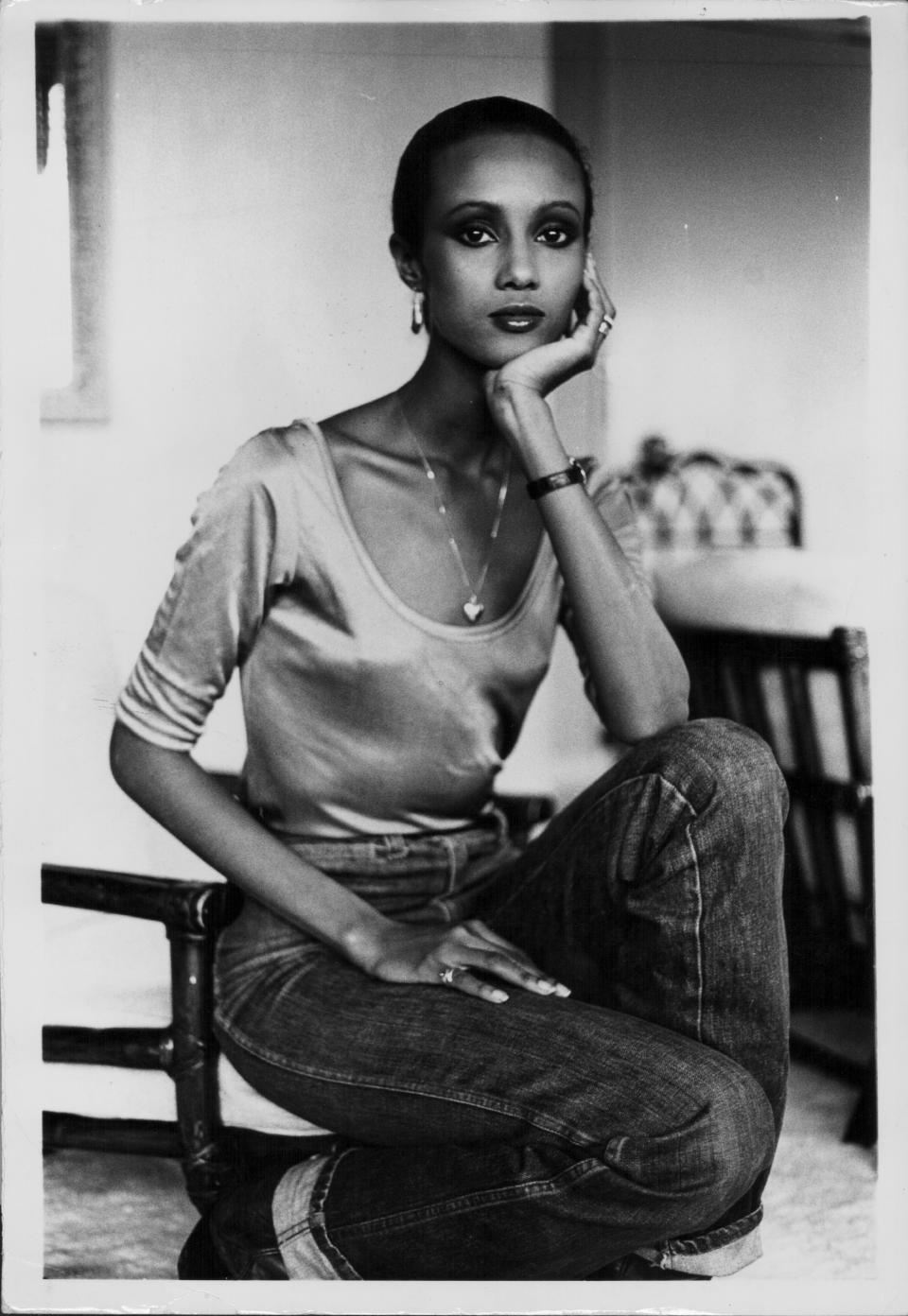 70s icons Iman