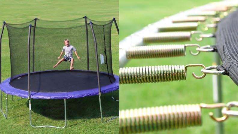 No backyard is complete without a big ol' trampoline!