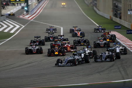 Formula One - Bahrain F1 Grand Prix - Sakhir, Bahrain - 03/04/16 - Mercedes F1 driver Nico Rosberg of Germany drives during the Bahrain GP. REUTERS/Hamad I Mohammed