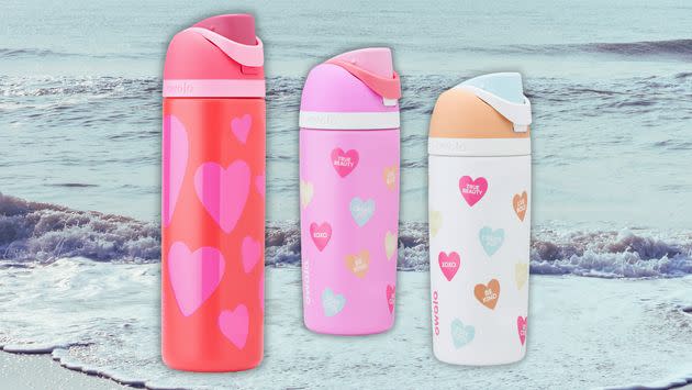 Owala Valentine's Day Sweetie FreeSip 16oz Water Bottle Pink