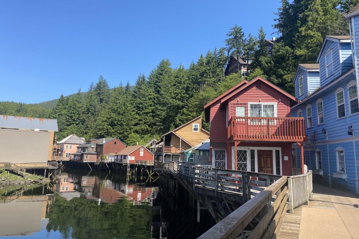 Ketchikan, Alaska downtown Creek Street