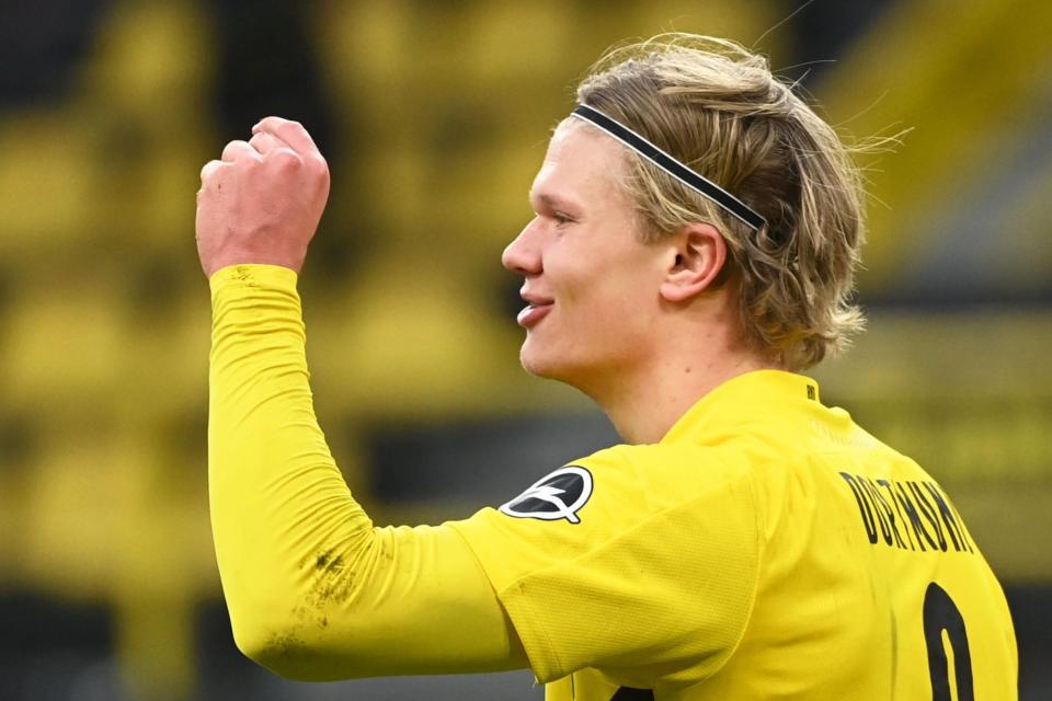 <p>On the move? Erling Haaland is expected to leave Borussia Dortmund this summer</p> (Pool via REUTERS)