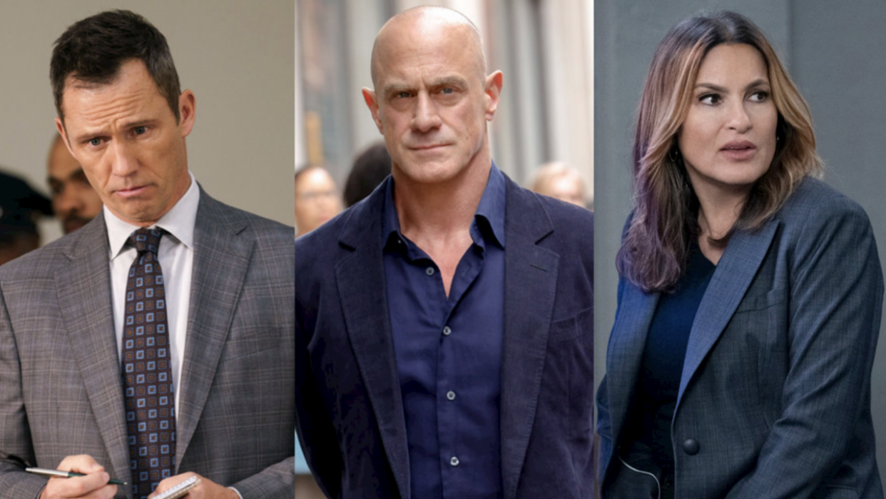  Law and Order's Cosgrove, Organized Crime's Stabler, and SVU's Benson. 