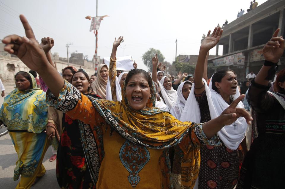 Suicide attack on Pakistani church