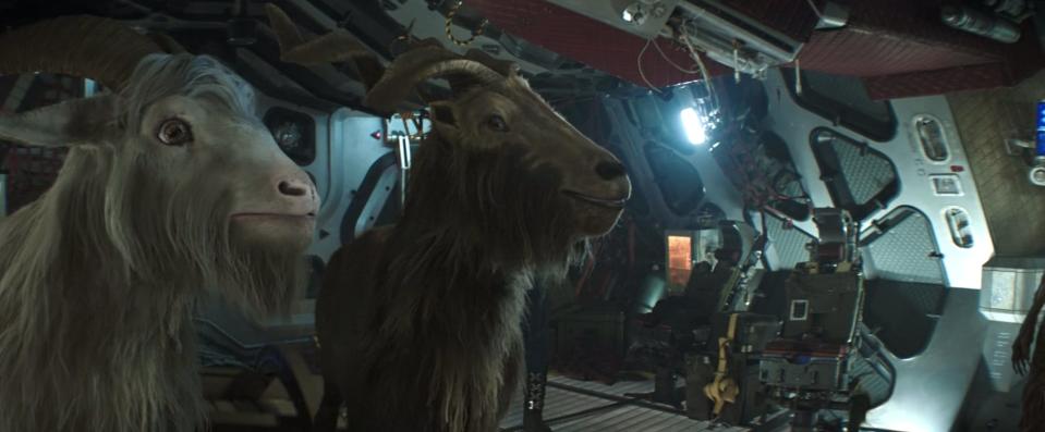 Toothgrinder and Toothgnasher in "Thor: Love and Thunder."