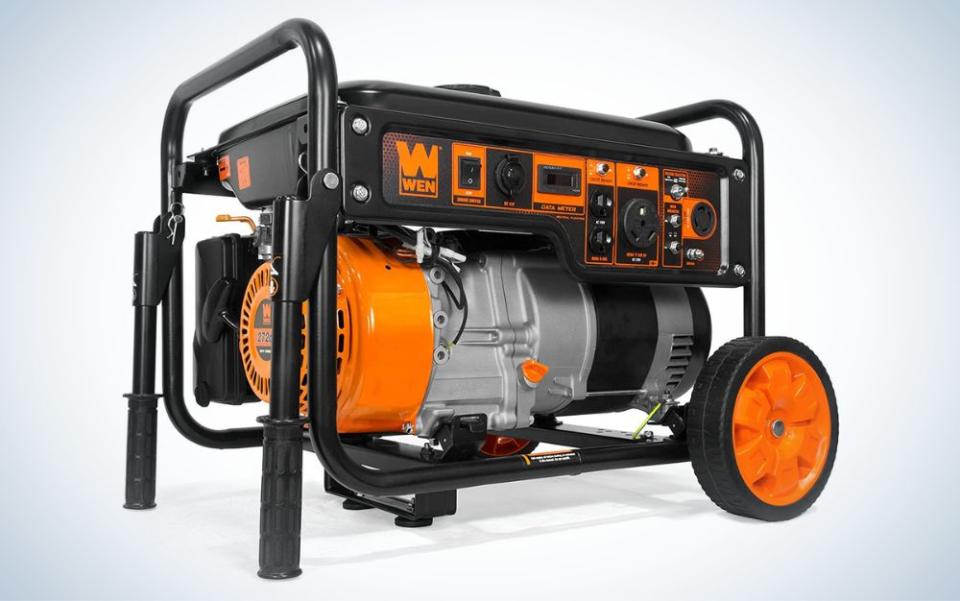 WEN GN6000 6000-Watt RV-Ready Portable Generator is the best home generator on a budget.