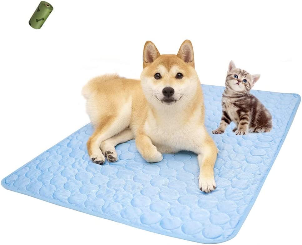 Microcosmos pet cooling mat, cooling tips for dogs