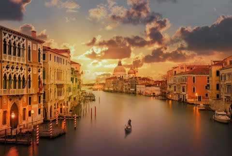 Take a water taxi when you land in Venice – it's worth the money - Credit: BUENA VISTA IMAGES