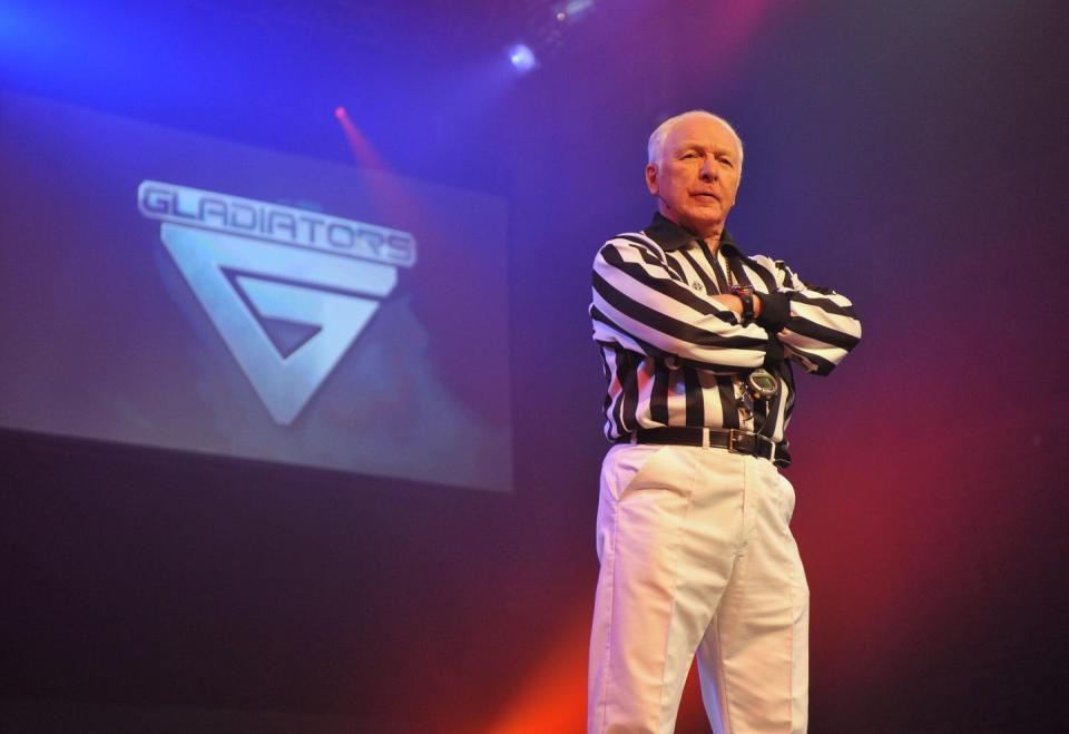 John Anderson referee at Gladiators 2008