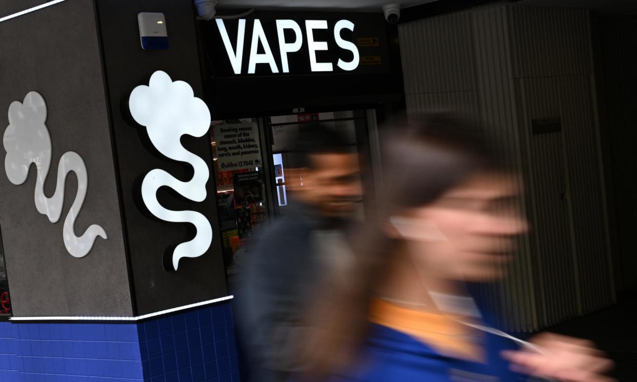 <span>Under Labor’s changes, vapes will only be legally available from pharmacists for adults but no prescriptions will be required.</span><span>Photograph: Joel Carrett/AAP</span>