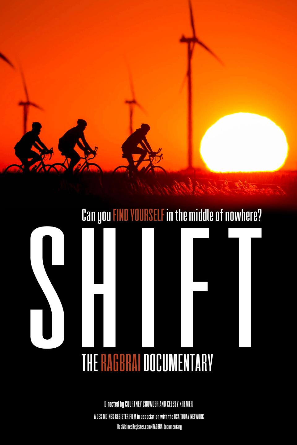 Poster for "Shift: The RAGBRAI Documentary"
