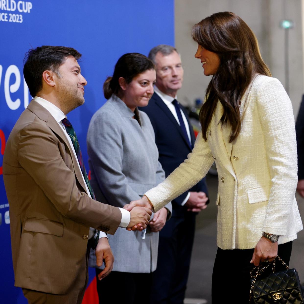  Kate Middleton at the Rugby World Cup. 