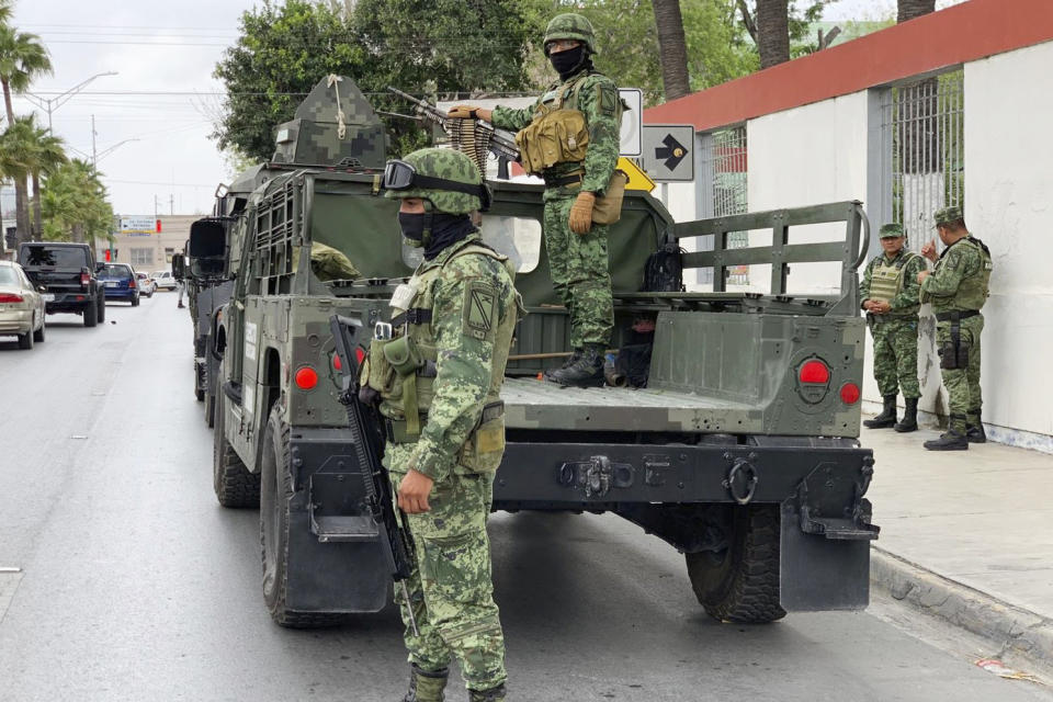 Mexican President Andres Manuel Lopez Obrador said the four Americans were going to buy medicine and were caught in the crossfire between two armed groups after they had entered Matamoros, across from Brownsville, Texas, on Friday. (AP)