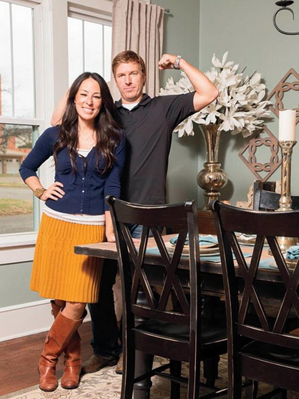 Joanna and Chip Gaines from HGTV’s “Fixer Upper.”