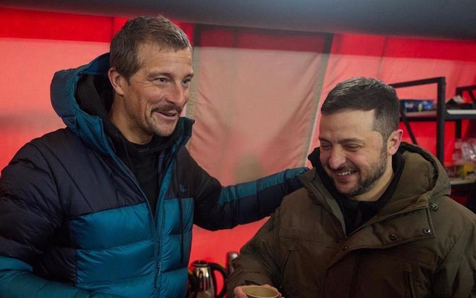 Bear Grylls visited President Volodymyr Zelensky - Twitter