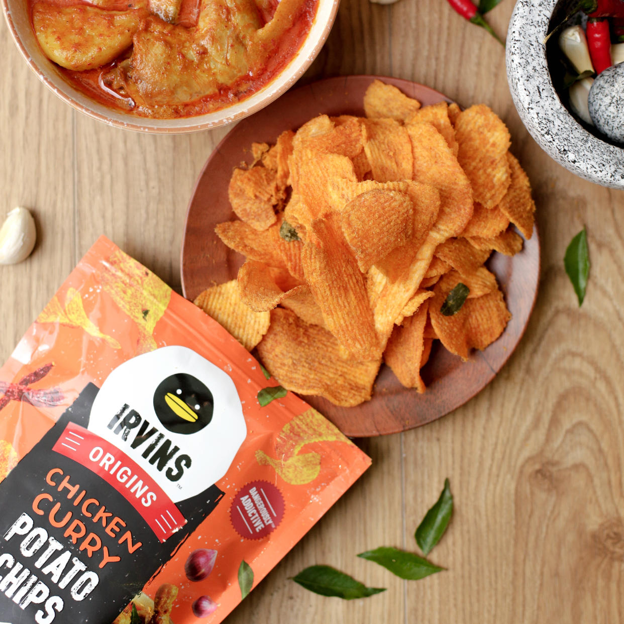 Irvins Curry Chicken Potato Chips. (PHOTO: Irvins)