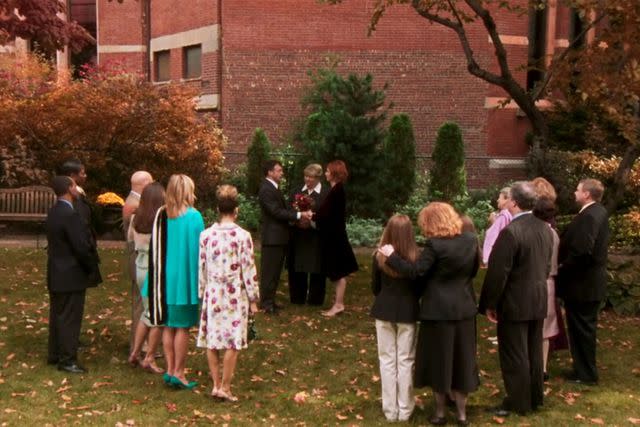 <p>HBO</p> The Jefferson Market Garden in 'Sex and the City'.