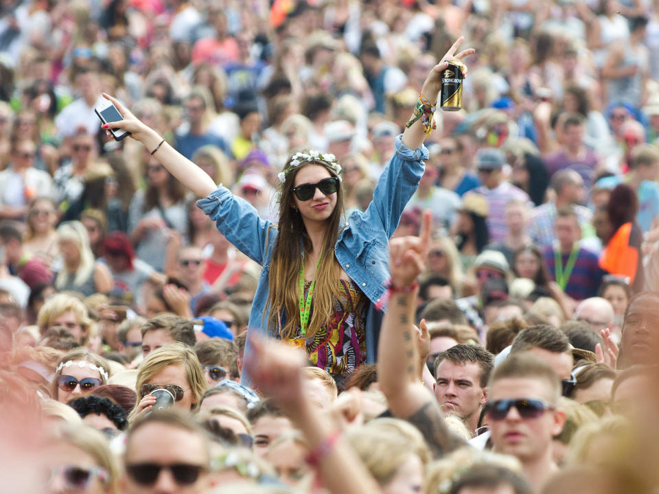 The Royal Society for Public Health is calling for all festivals to offer drug-testing facilities: Getty Images