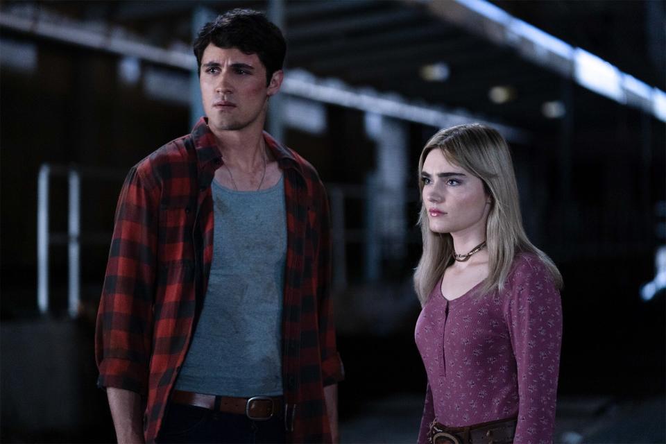 Drake Rodger and Meg Donnelly on 'The Winchesters'