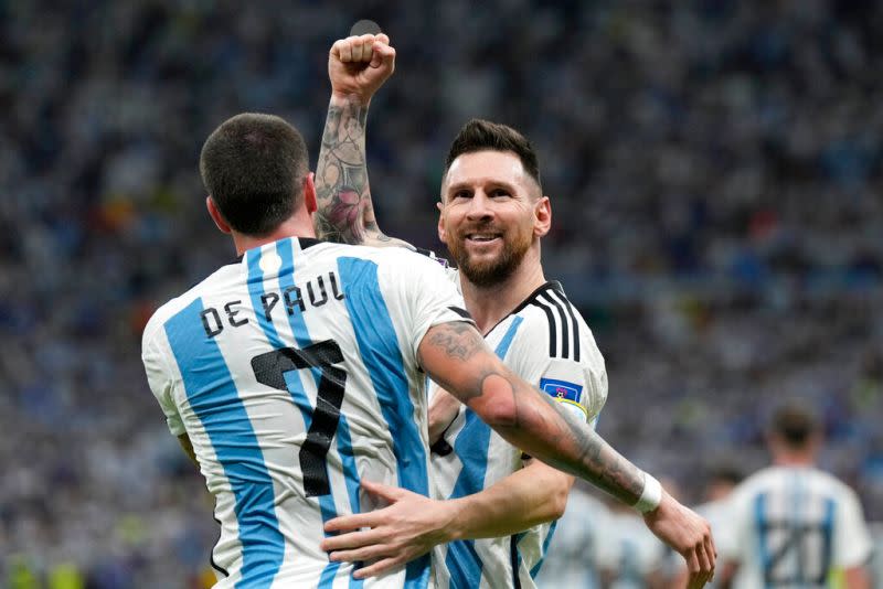 ▲阿根廷梅西在世界盃上奪下多項最高紀錄。（圖／美聯社／達志影像）