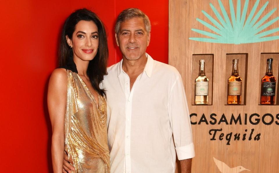 Amal and George Clooney, who backs the Casamigos brand - GETTY IMAGES