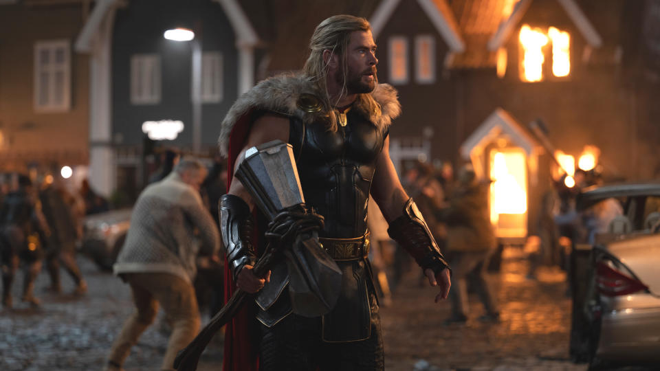 Chris Hemsworth returns as the titular hero in Marvel adventure Thor: Love and Thunder. (Marvel/Disney)