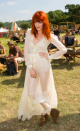 <p>One of our favourite festival looks has to be Florence Welch's ethereal chiffon maxi dress, contrasting perfectly with her fiery red hair.</p>