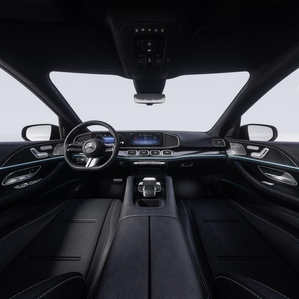 <p>Inside, a new steering wheel comes with touch-sensitive controls on the horizontal spokes. </p>