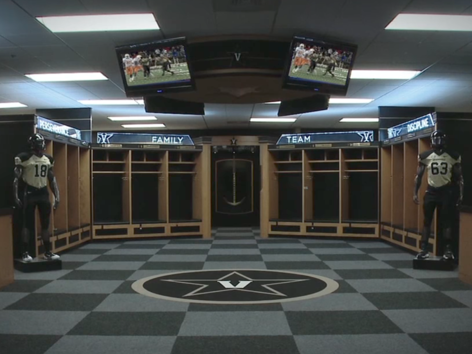 Vanderbilt locker room