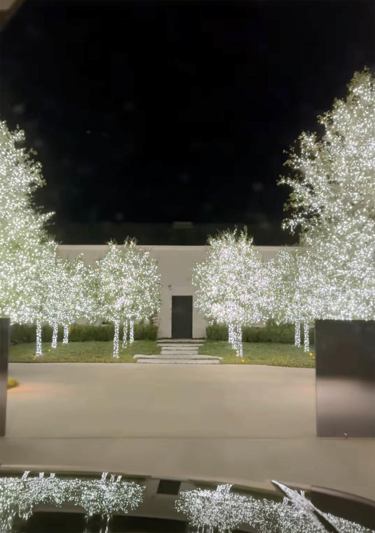 Kim Kardashian shows off more of her Christmas decor. People have opinions