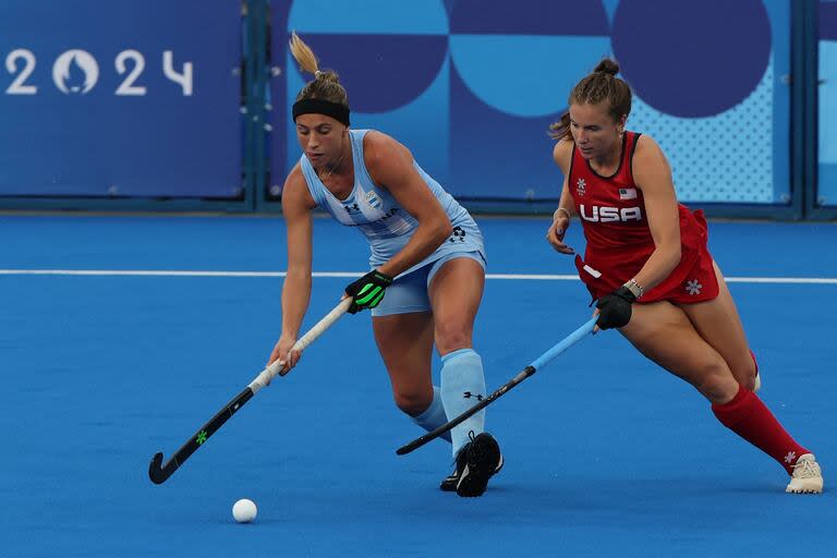 En el debut de París 2024 las Leonas derrotaron con contundencia a Estados Unidos