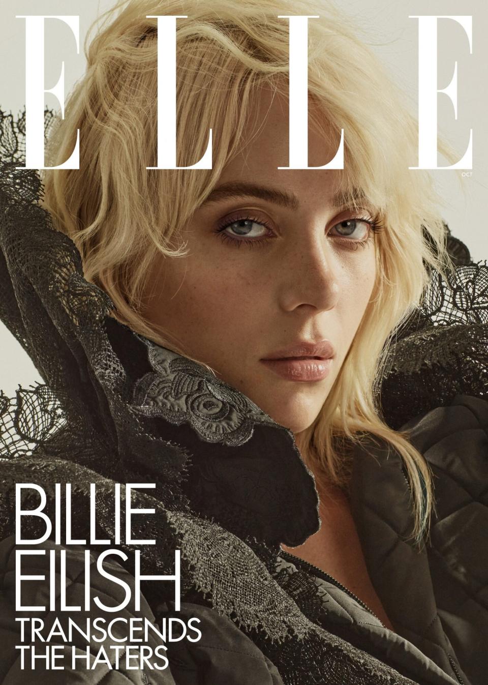 billie Eilish for elle