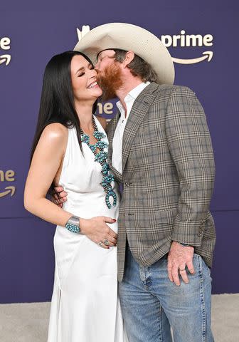 <p>ilbert Flores/Penske Media via Getty</p> Jenna Paulette and husband Ross at the ACM Awards in Frisco, Texas on May 16, 2024