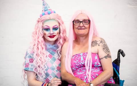 Emily Candlish, 16, with mum Melanie, from Newcastle - Credit: John Nguyen/JNVisuals