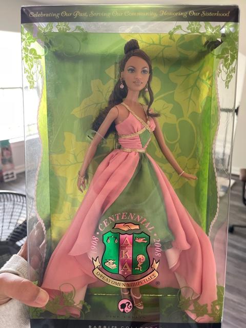 One of the rarest dolls in the world, the AKA Barbie was released to commemorate 100 years since the founding of the Black sorority. (Photo by Sara Ahmed)