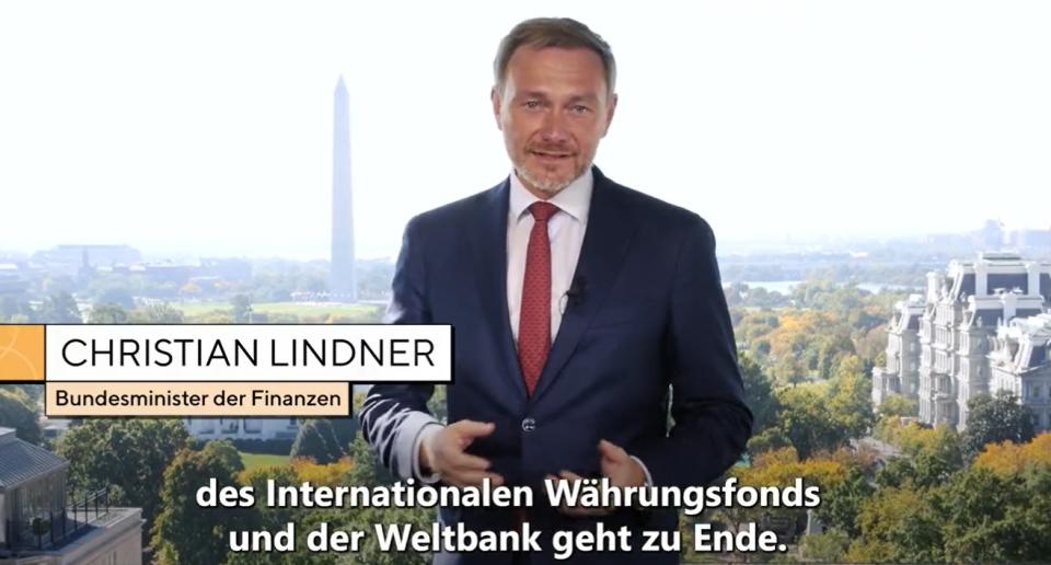 德國聯邦財政部長林德納   圖：翻攝自德國聯邦財政部推特