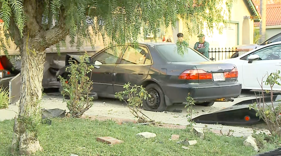 Violent crash into SoCal home caught on camera