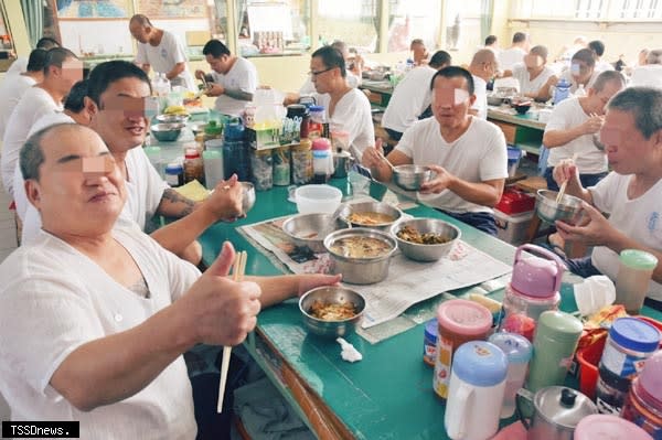 監獄響應世界無肉日，千名收容人同享素食。(記者劉春生攝)