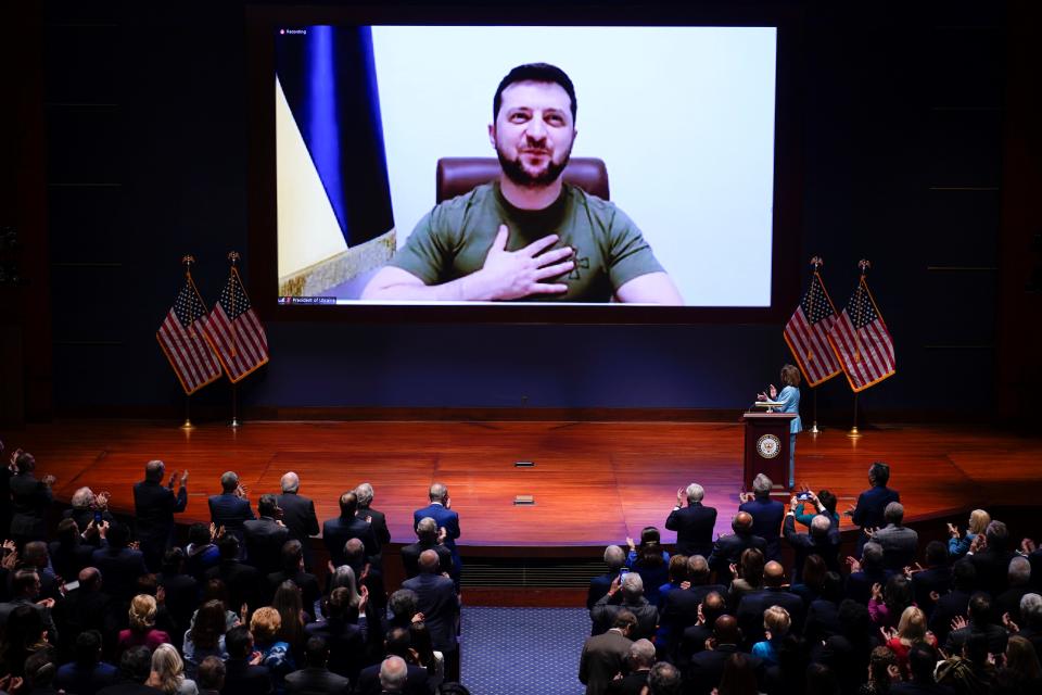 Zelenskyy appears before Congress