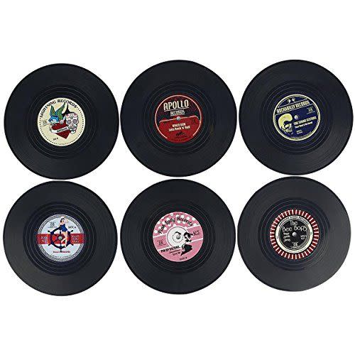 Vinyl Record Music Coasters