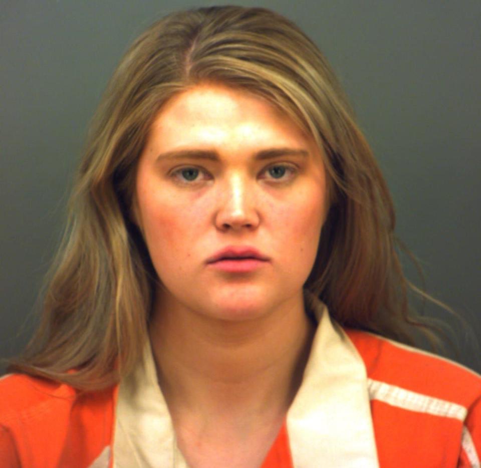 Emily Beth Hale was arrested on charges of discharge of a firearm and unlawful carrying of a weapon following a shooting on Saturday, March 2, outside The Trophy Room 915 bar, 9627 Sims Drive in East El Paso.