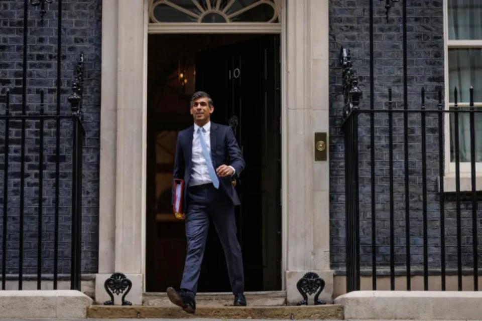 Prime Minister Rishi Sunak leaves number 10, Downing Street  (Photo by Dan Kitwood/Getty Images)