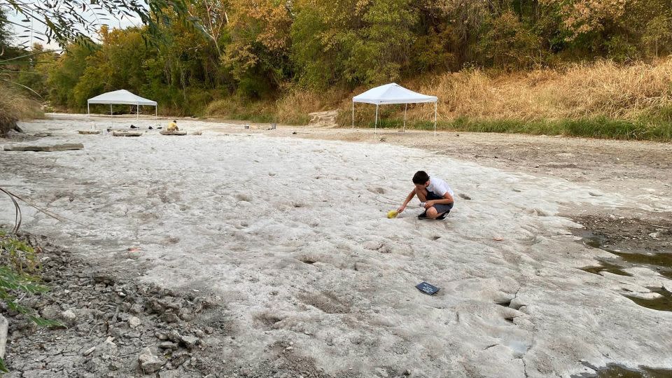 The Paluxy River usually draws tourists for fishing, swimming and kayaking, but has been bone dry in this summer's growing drought. - Paul Baker