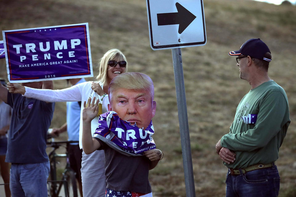 Donald Trump campaigns in Colorado