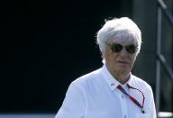 Germany Formula One - F1 - German Grand Prix 2016 - Hockenheimring, Germany - 30/7/16 - President and CEO of Formula One Management Bernie Ecclestone before practice. REUTERS/Ralph Orlowski