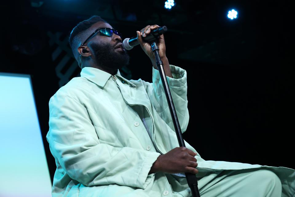 Tobe Nwigwe performs onstage during Grammys On The Hill at The Hamilton on April 26, 2023 in Washington, DC.
