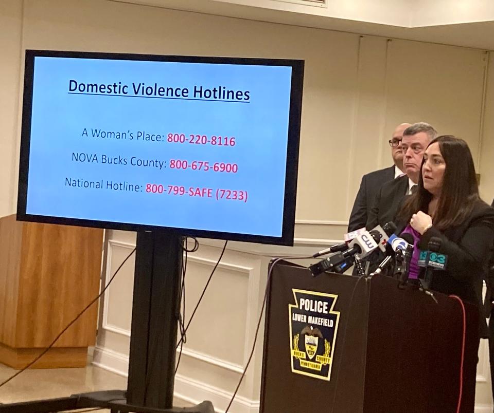 Bucks County District Attorney Jennifer Schorn said that Jaden Battista and Trevor Weigel dated for two months, and broke up about two months ago. Weigel is charged in the fatal stabbing of Battista on Feb. 16, 2024.