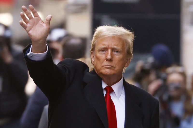 Rep. Mikie Sherrill on Thursday introduced a bill that would bar people such as former President Donald Trump from accessing classified information due to the 37 felony charges over his alleged mishandling of classified documents. Photo by John Angelillo/UPI